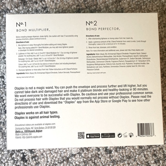 Salon Intro Kit: Brand new professional size Olaplex No.1 & No.2 (140 uses) - Picture 9 of 9
